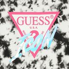 سويتشيرت بنات  بالشعار  باللون الأبيض و الأسود, 2, hi-res