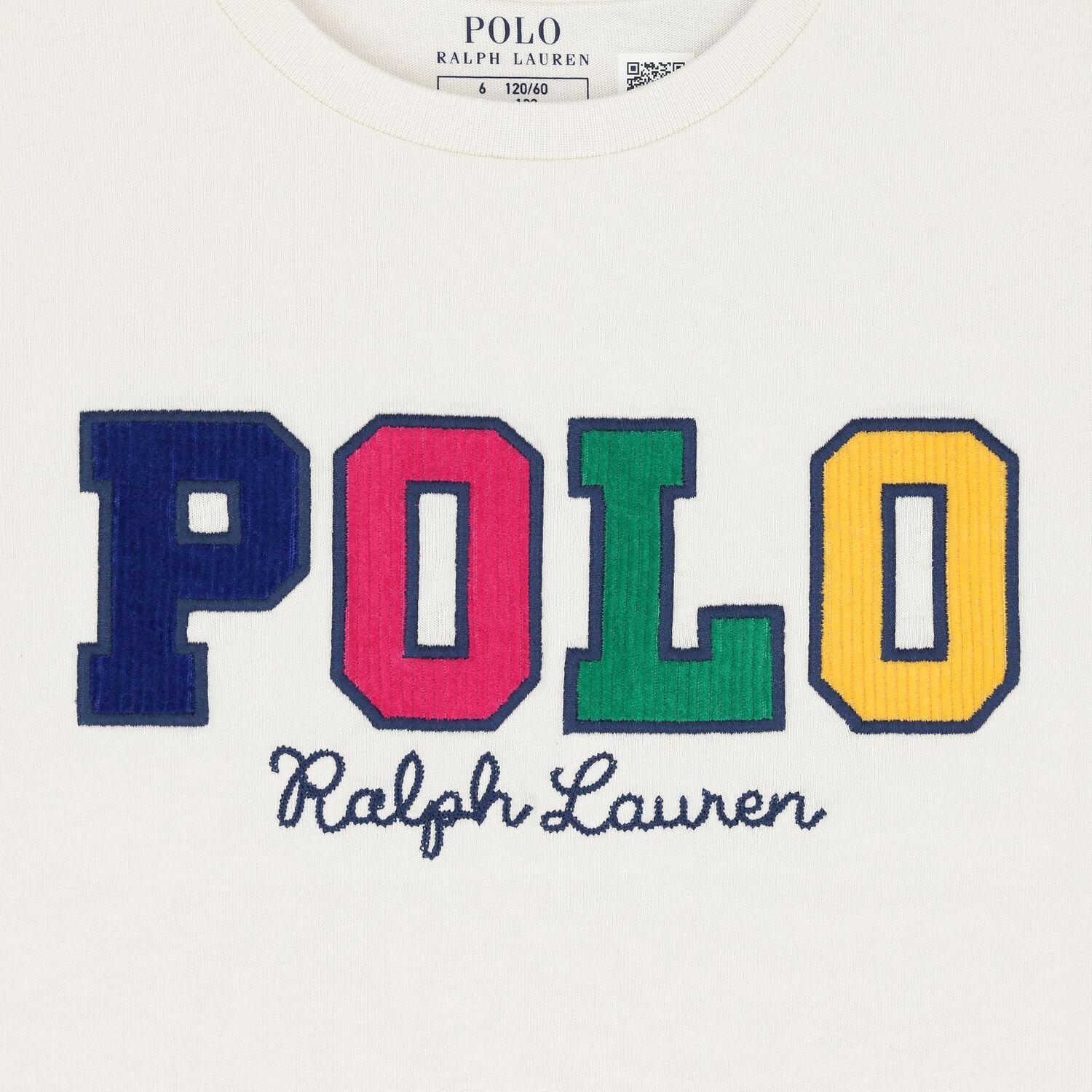 تيشيرت بنات بالشعار باللون الأبيض, 1, hi-res image number null