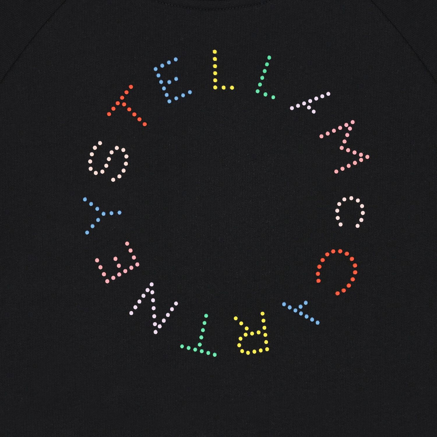 Girls Black Logo Sweatshirt, 1, hi-res image number null