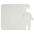 Baby Girls Ivory Babygrow Gift Set, 1, hi-res