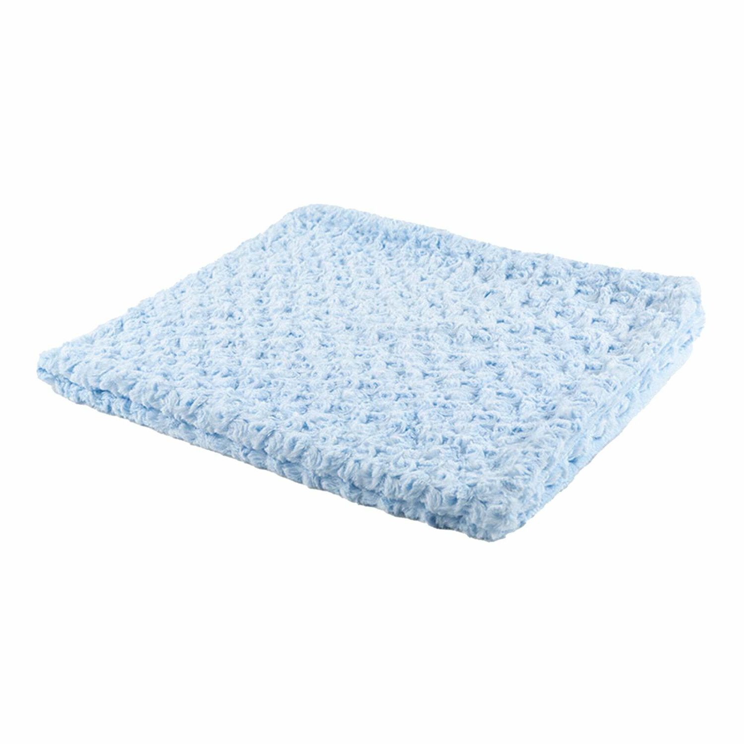 Baby Boys Blue Plush Blanket, 1, hi-res image number null