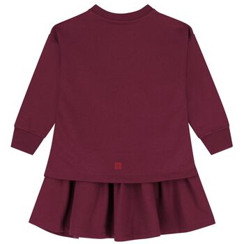 Girls Red Logo Dress