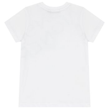 Boys White Logo T-Shirt