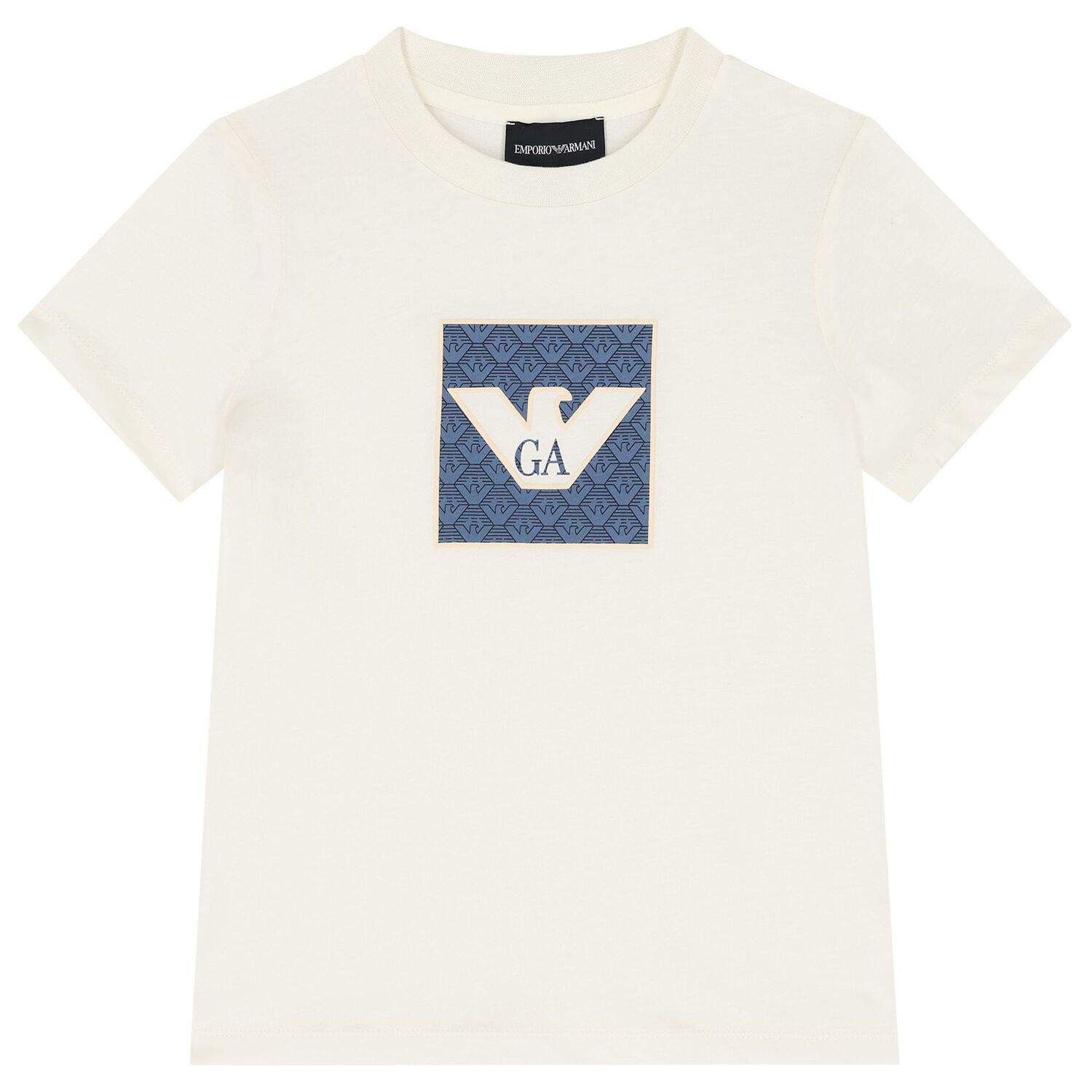 Boys Navy Blue, Ivory & Beige T-Shirts (3 Pack), 1, hi-res image number null