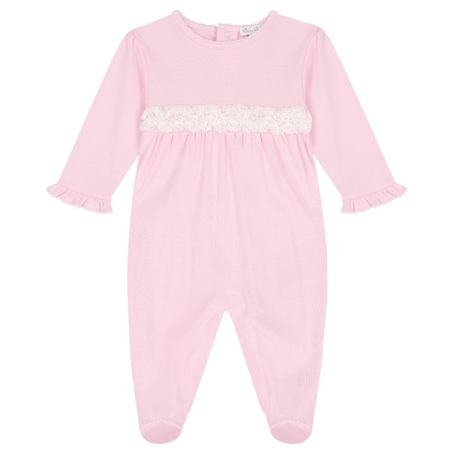 أفرول بنات بطبعة الزهور باللون الأبيض, 1, hi-res image number null