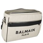 شنطة مواليد بالشعار باللون العاجي والأسود للأطفال  , 1, hi-res