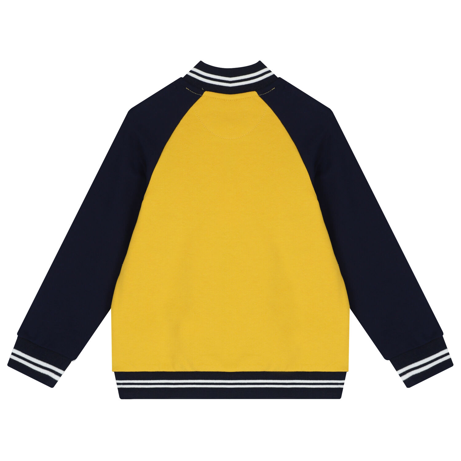 Boys Yellow, Navy Blue & White 3 Piece Tracksuit, 1, hi-res image number null