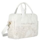 Ivory & Beige Geo Map Baby Changing Bag, 1, hi-res