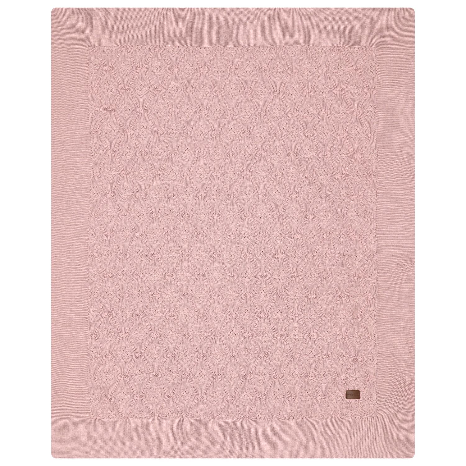 Baby Girls Pink Knitted Blanket, 2, hi-res image number null