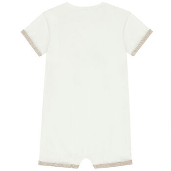 Baby Boys Ivory Romper