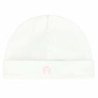 Baby Girls White Hat, 2, hi-res