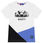 Boys White Logo T-Shirt, 1, hi-res