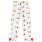 Girls Ivory Christmas Pyjamas, 1, hi-res