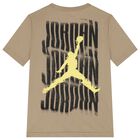 Boys Beige & Black Jordan Logo T-Shirt, 2, hi-res
