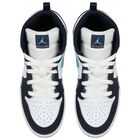 Blue & White Air Jordan 1 Mid Trainers, 6, hi-res