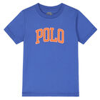 Boys Blue Logo T-Shirt, 1, hi-res