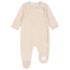 Baby Girls Beige Floral Babygrow Gift Set, 1, hi-res