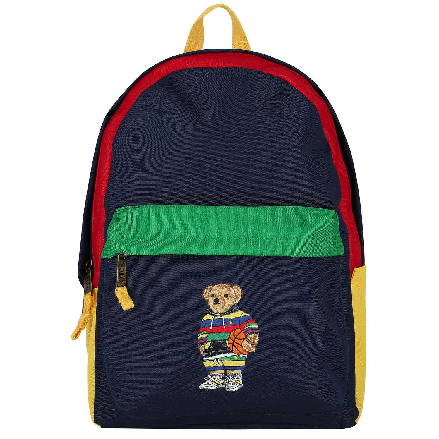 Navy Bear Backpack, 1, hi-res