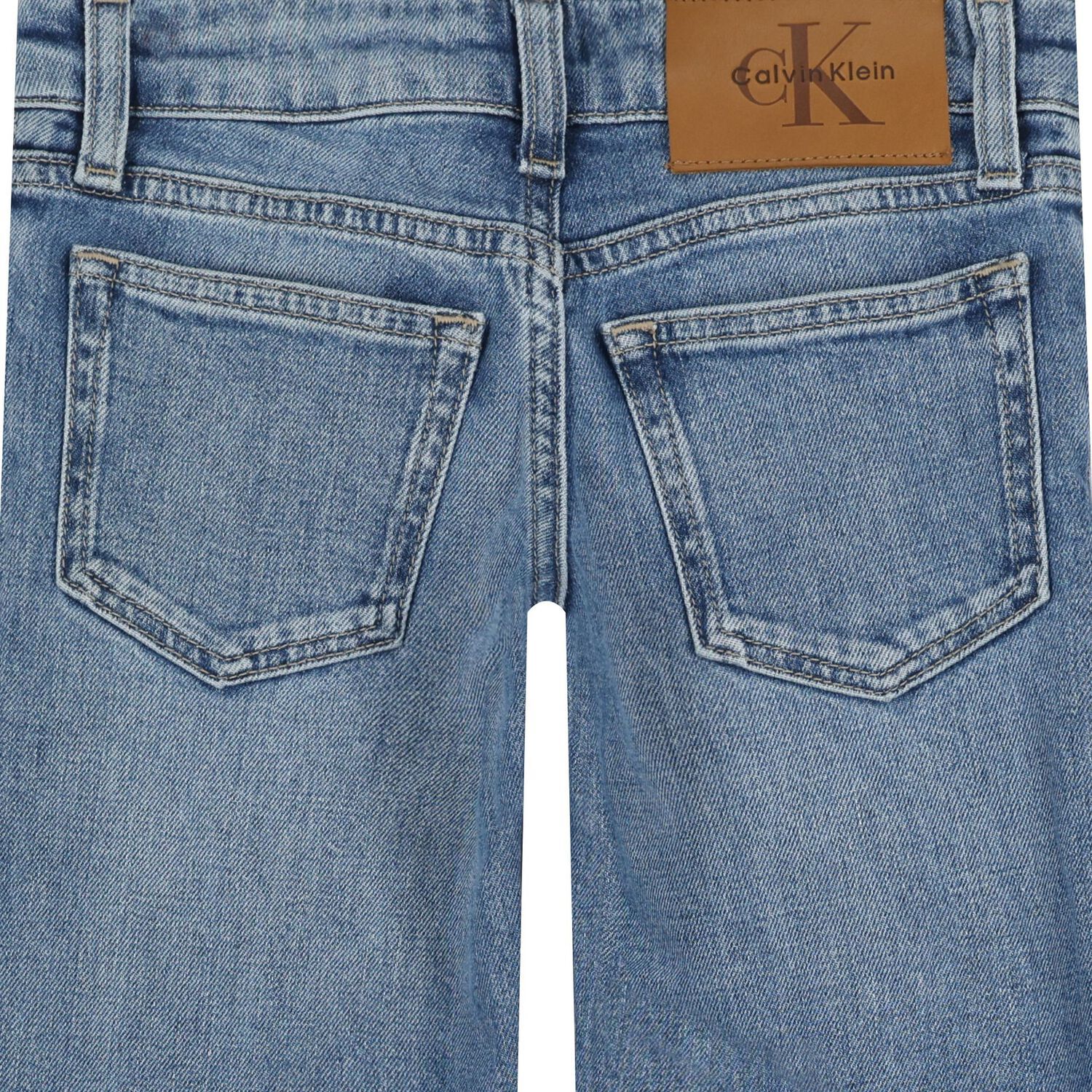 بنطلون جينز أزرق للبنات, 1, hi-res image number null