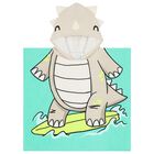 Baby Boys Green Dinosaur Towel, 1, hi-res