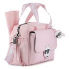 Baby Girls Pink Logo Changing Bag, 2, hi-res