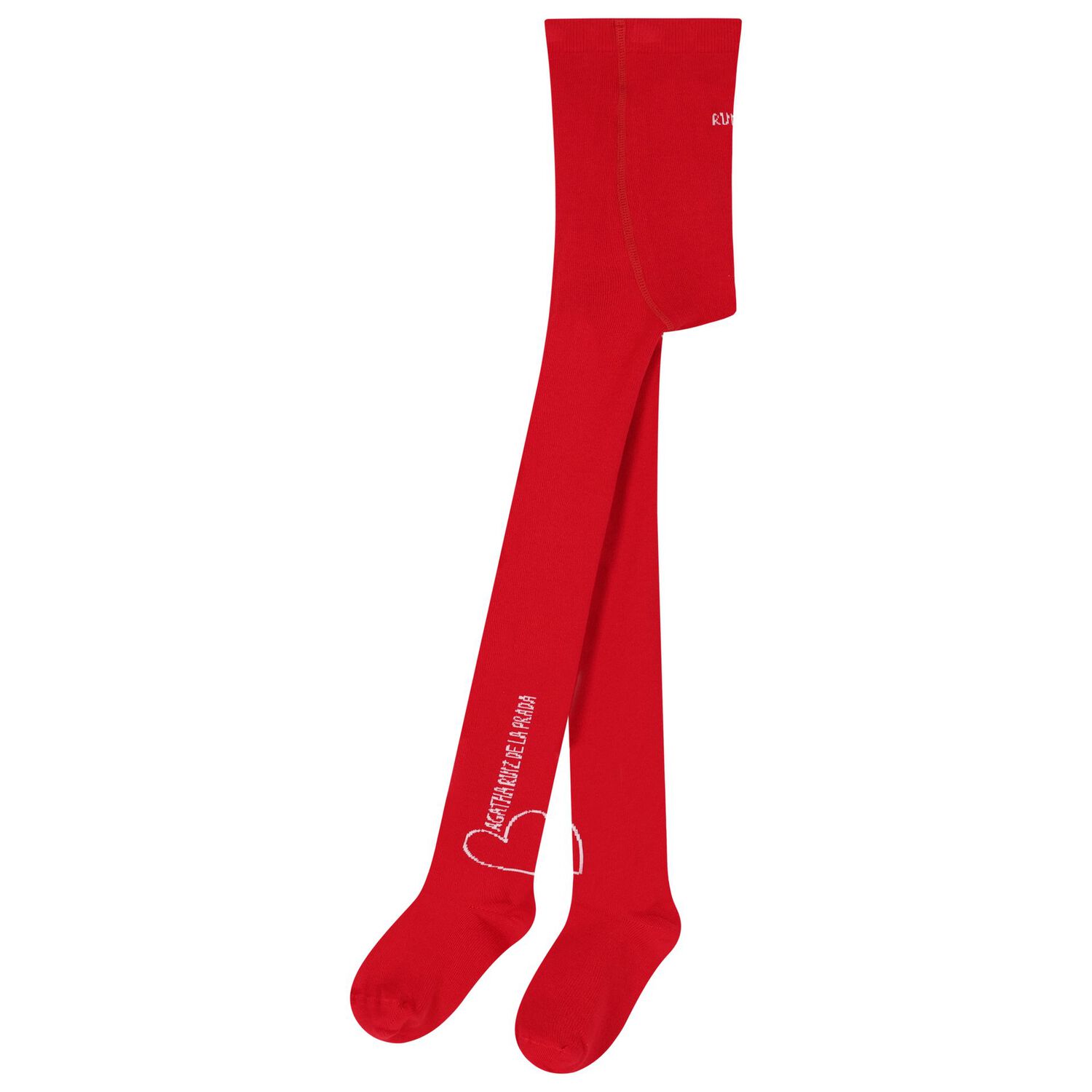 Girls Red Checked & Heart Skirt Set, 1, hi-res