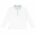 تيشيرت بولو باللون الابيض للاولاد, 1, hi-res