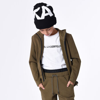 Boys White Logo T-Shirt