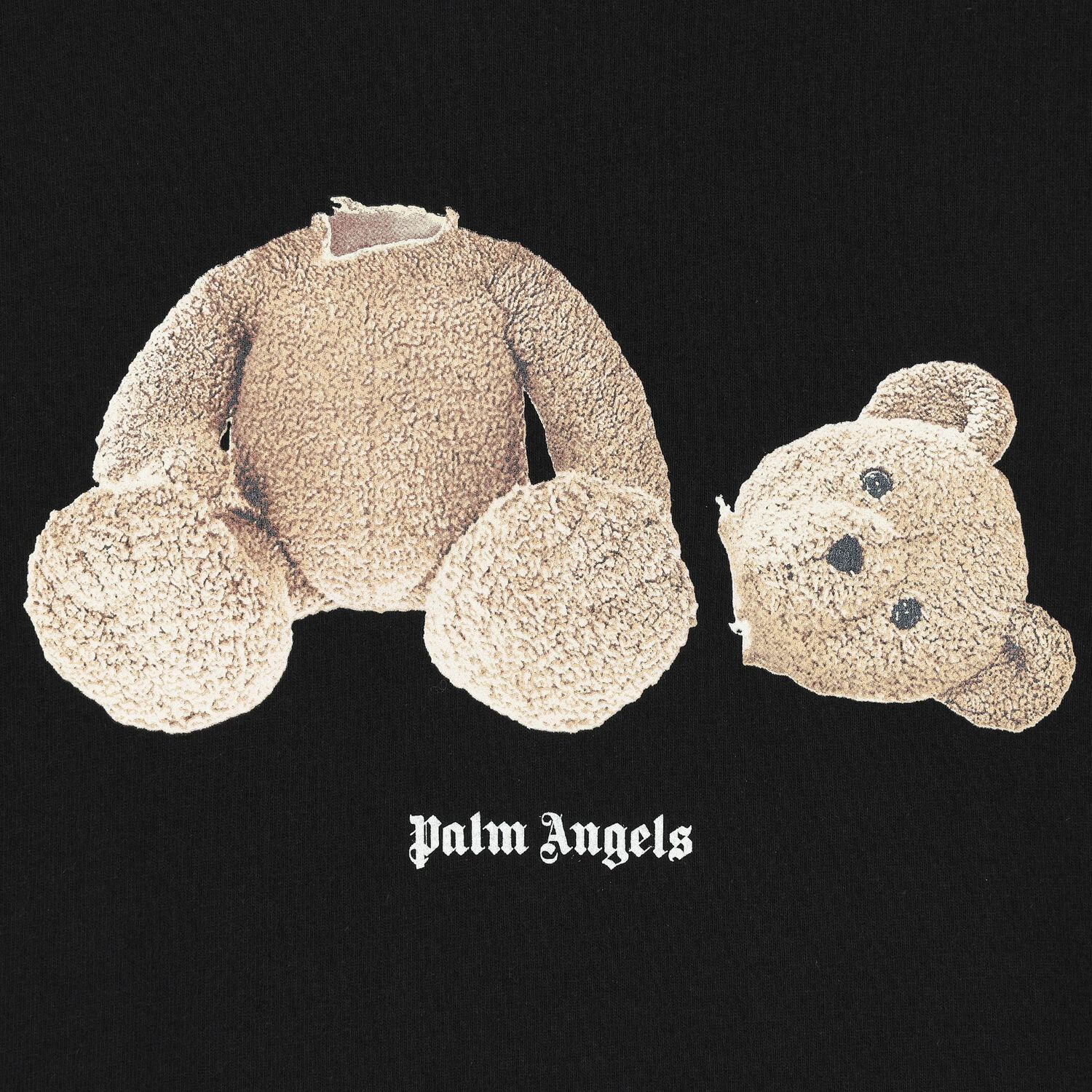 Black Teddy Bear Logo T-Shirt, 5, hi-res image number null