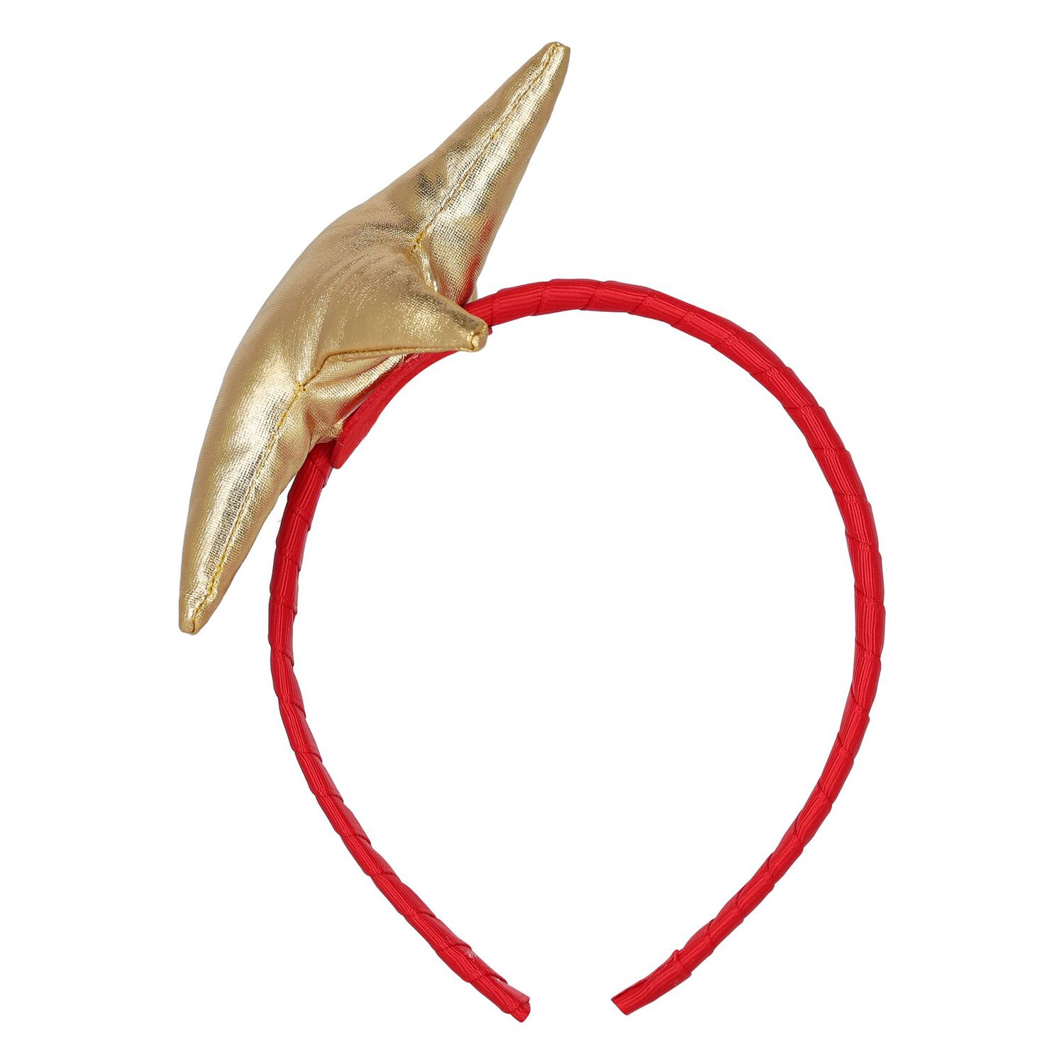 Girls Red & Gold Star Headband, 1, hi-res
