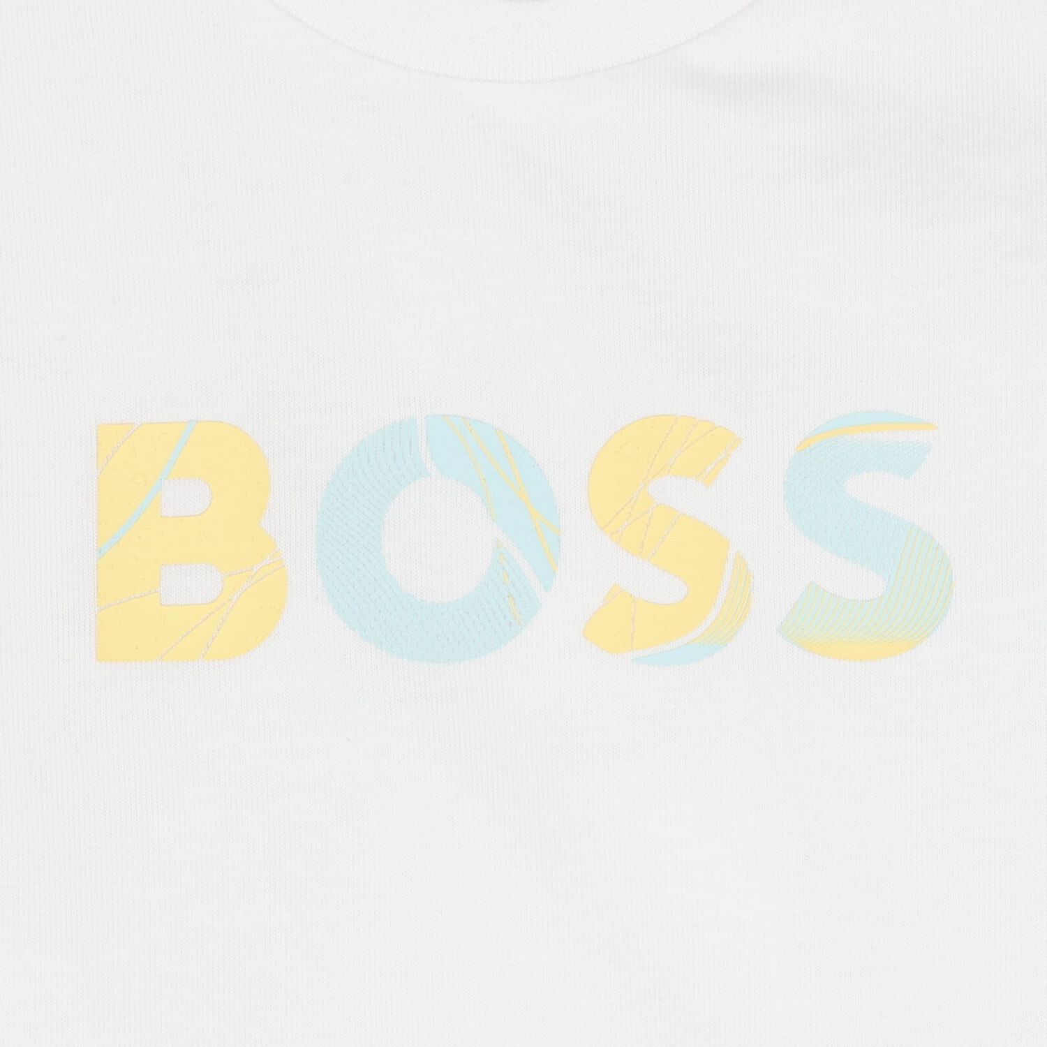 Younger Boys White Logo Long Sleeve Top, 1, hi-res image number null