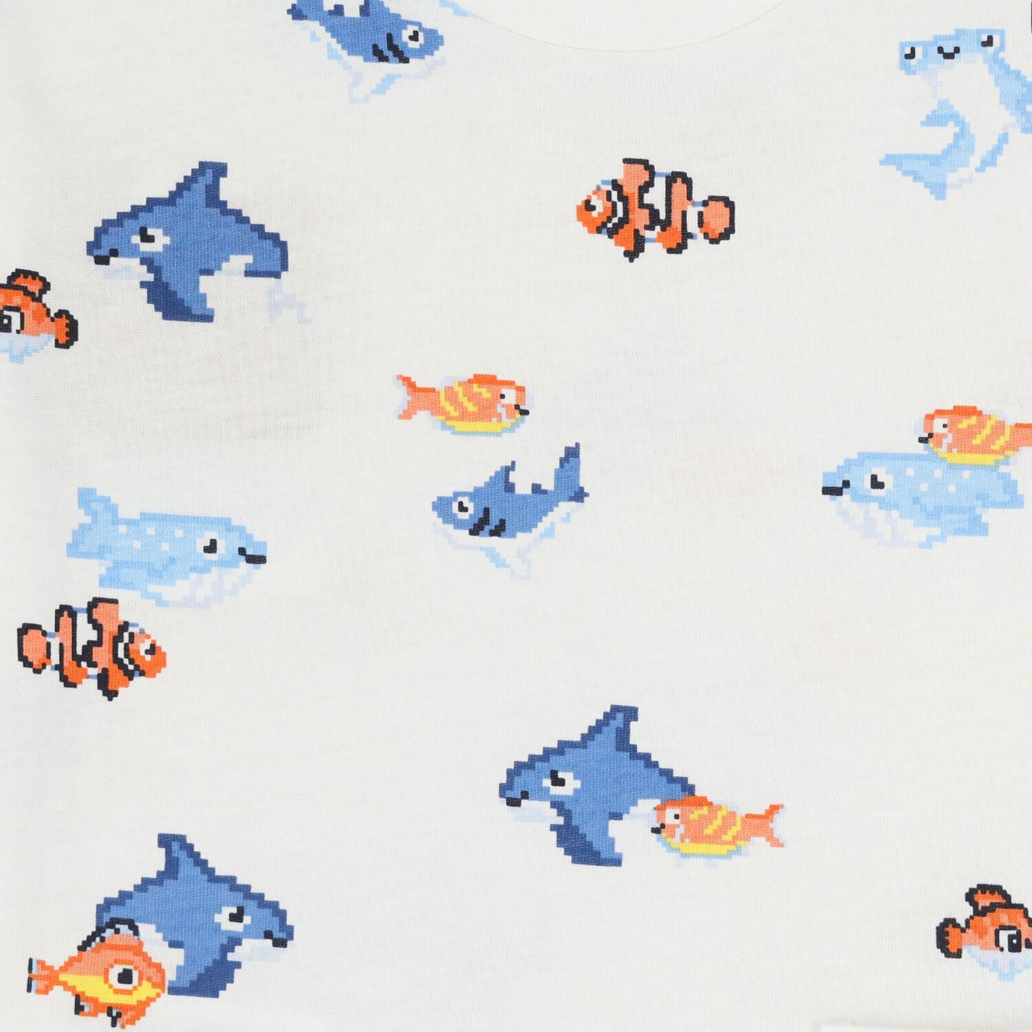 تيشيرت باللون زرقاء وبيضاء للأولاد (عبوة من قطعتين), 1, hi-res