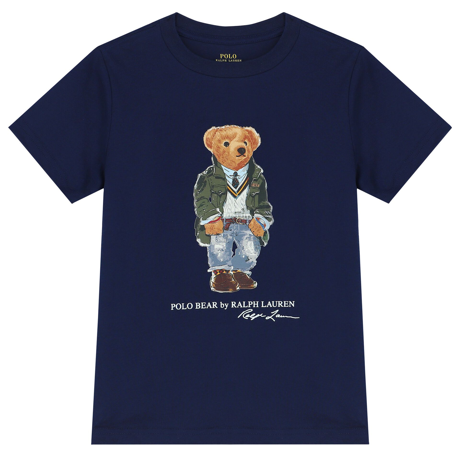 Navy blue ralph lauren shirt clearance