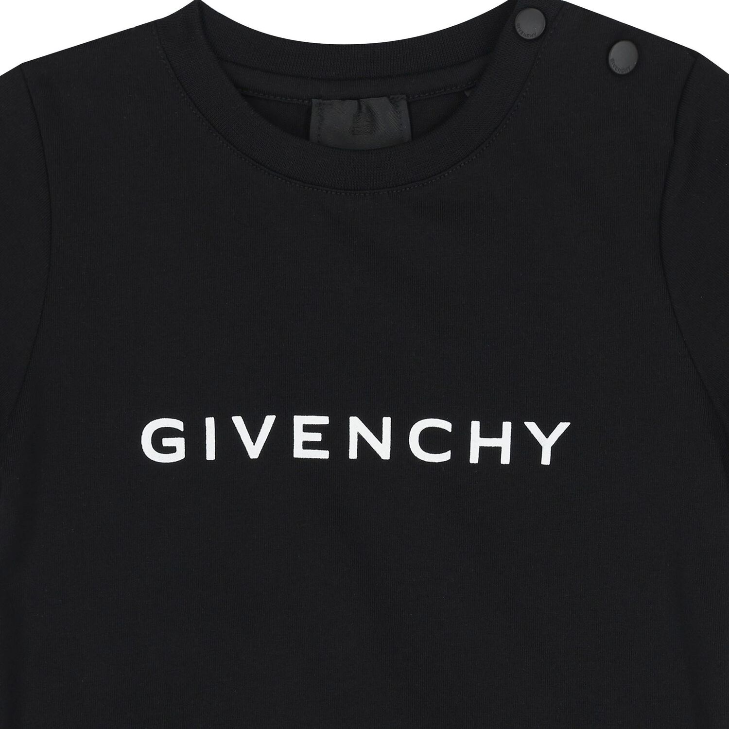 تيشيرت اطفال بالشعار باللون الاسود , 1, hi-res image number null