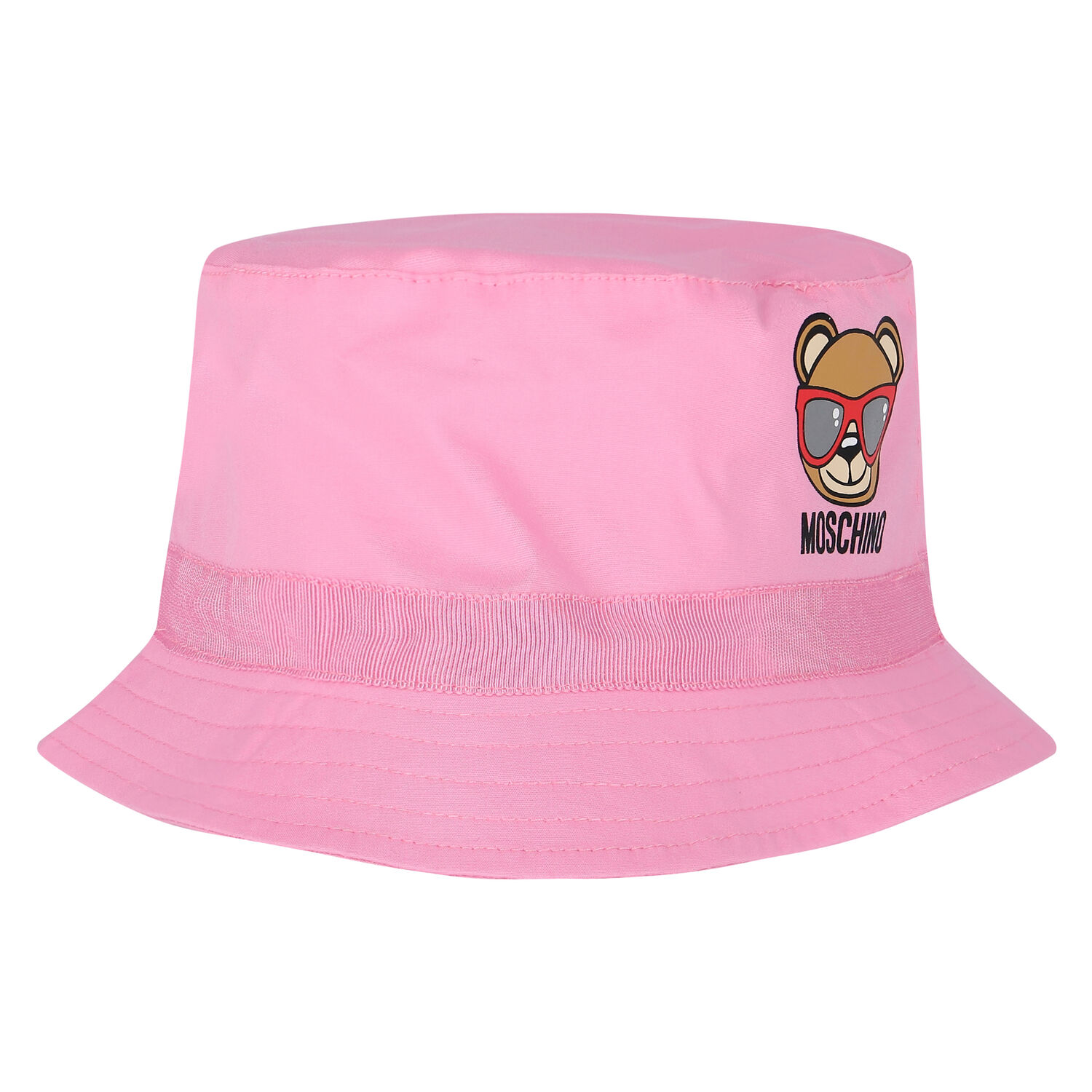 Baby Girls Pink Logo Hat, 3, hi-res