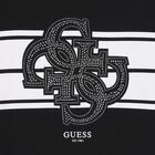 Girls Black Logo Sweatshirt, 1, hi-res