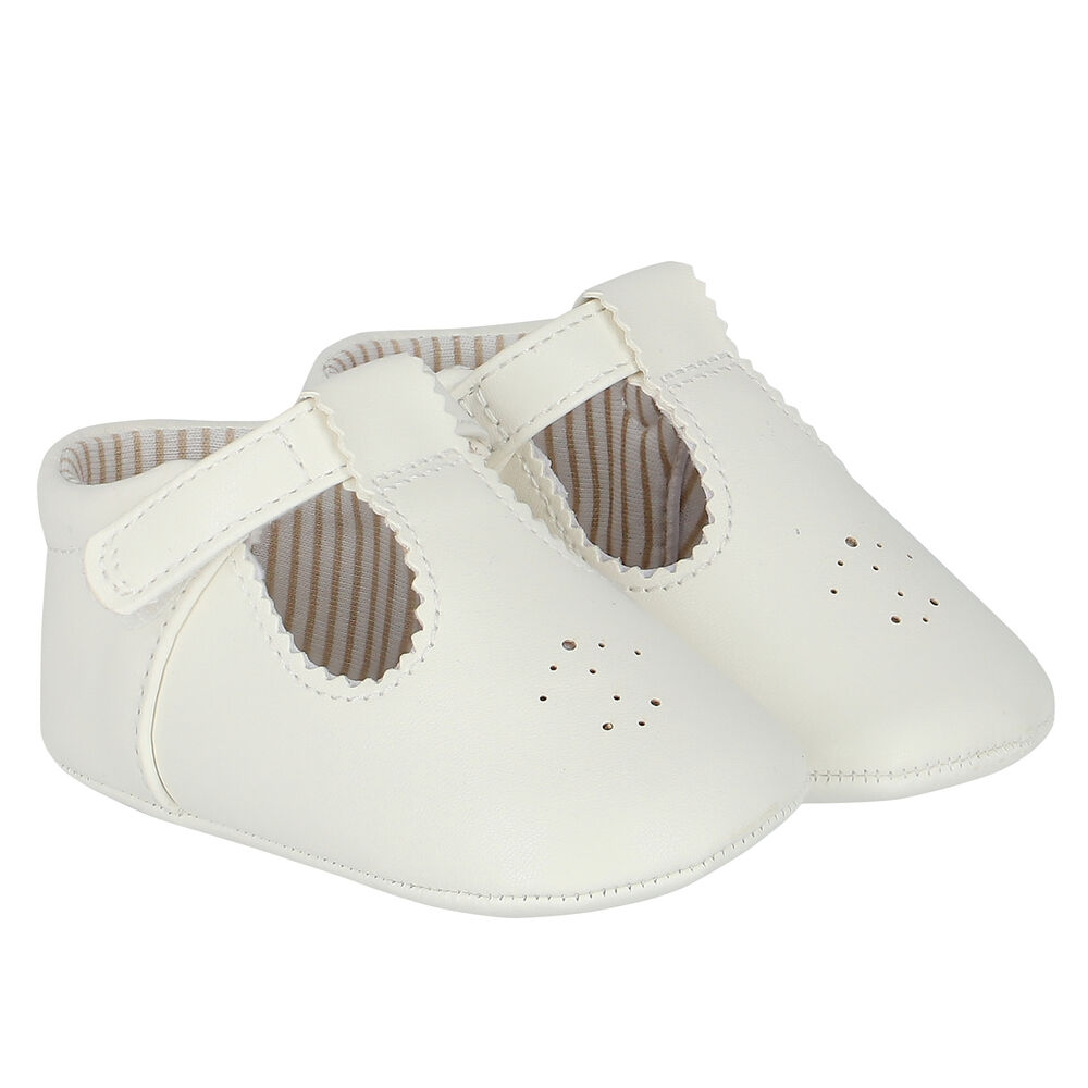 Mayoral Ivory Pre Walker Baby Shoes Junior Couture UAE