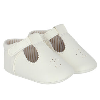 Ivory Pre Walker Baby Shoes