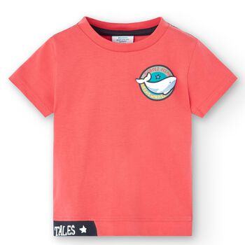 Boys Coral Whale T-Shirt