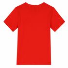Boys Red Logo T-Shirt, 2, hi-res