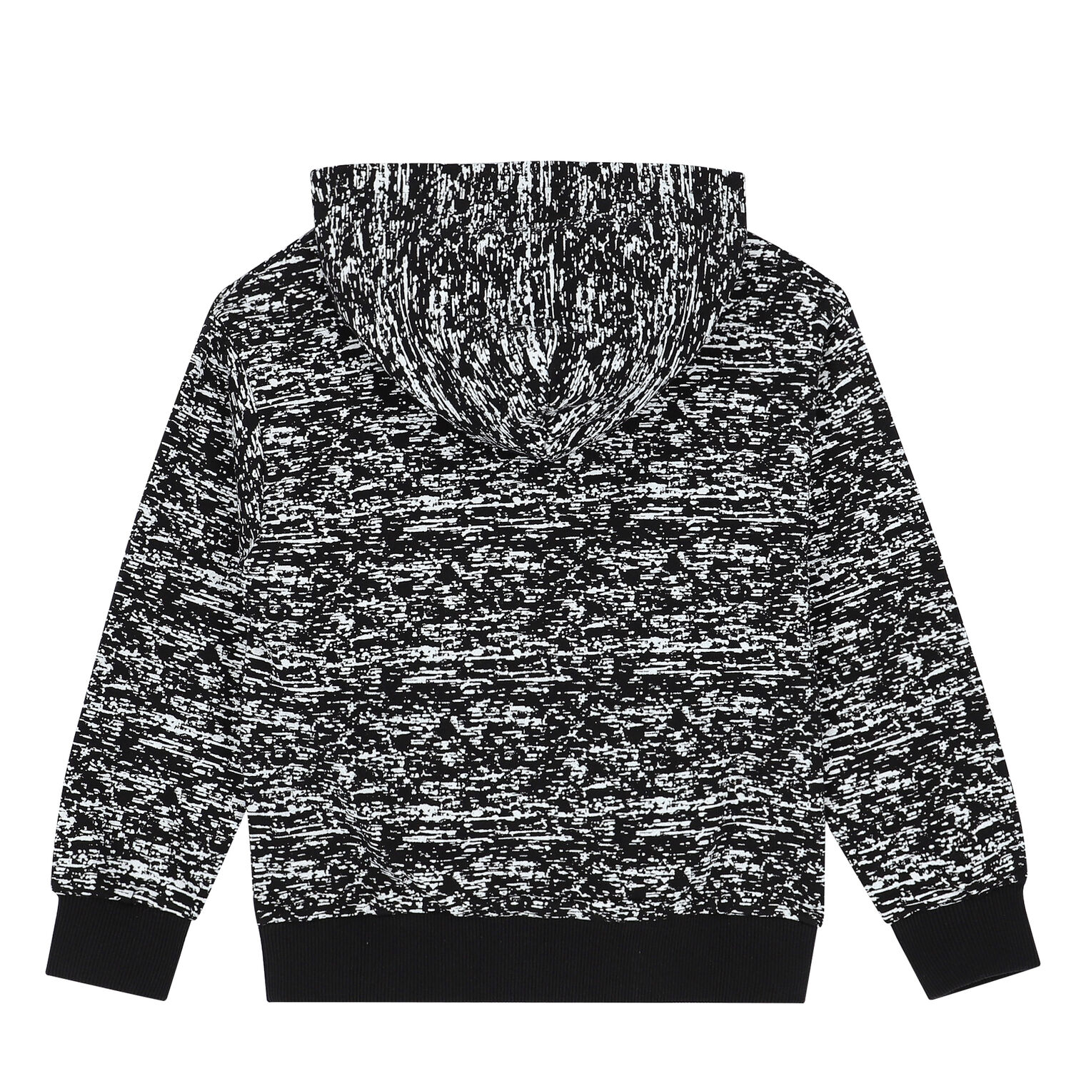 Boys Black & White Logo Hooded Top, 1, hi-res image number null