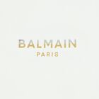 White & Beige Logo Baby Blanket, 1, hi-res