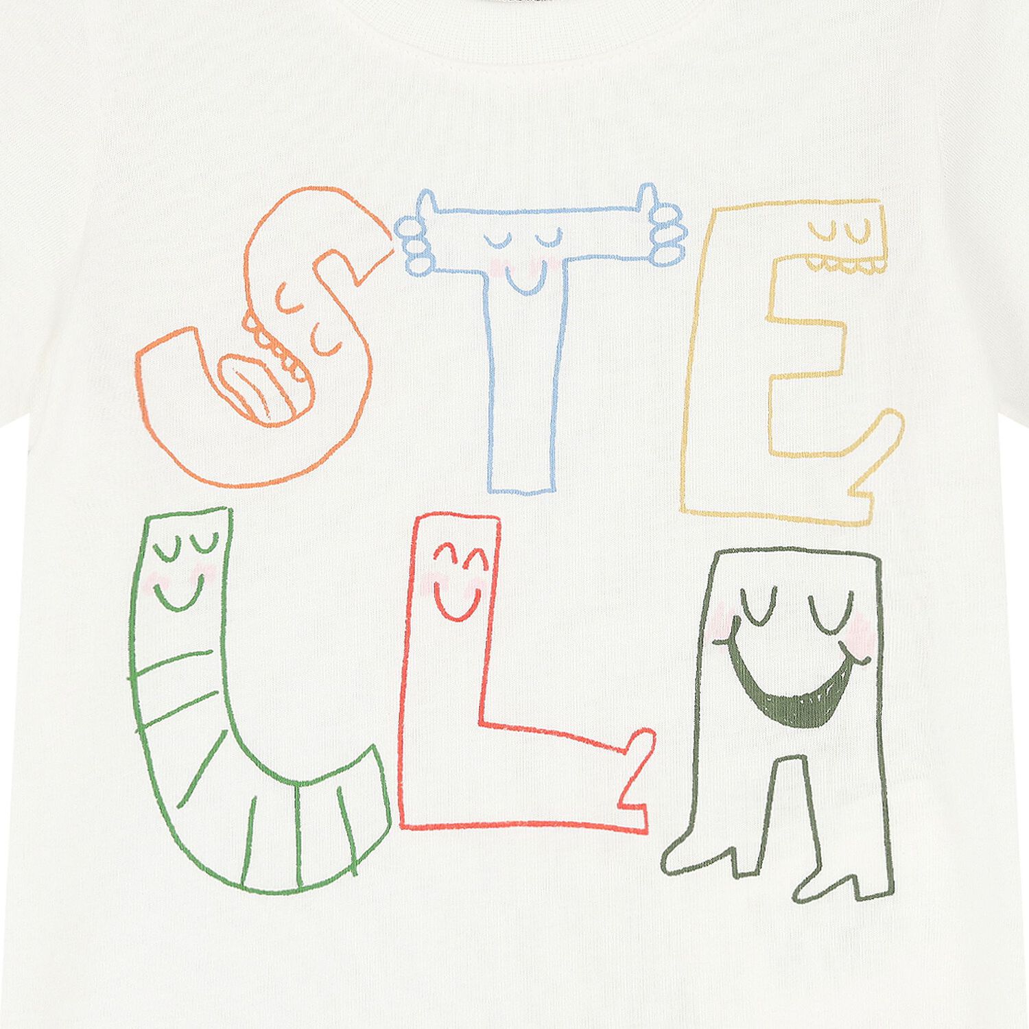 Younger Boys Ivory Logo T-Shirt, 1, hi-res image number null