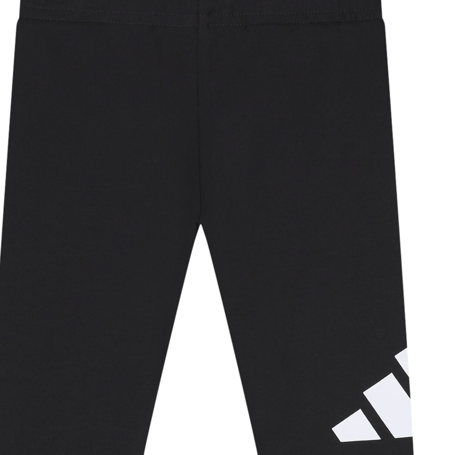 Girls Black Logo Leggings, 1, hi-res