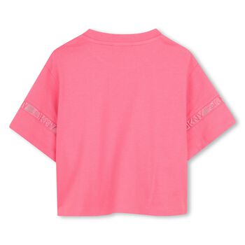 Girls Pink Logo T-Shirt