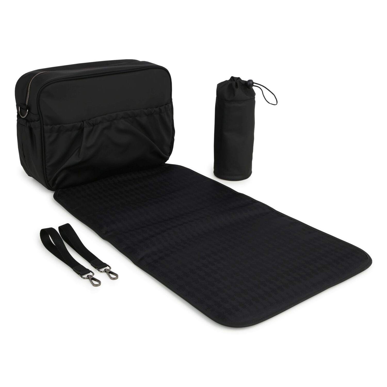 شنطة مواليد بالشعار باللون الأسود للأطفال, 1, hi-res image number null