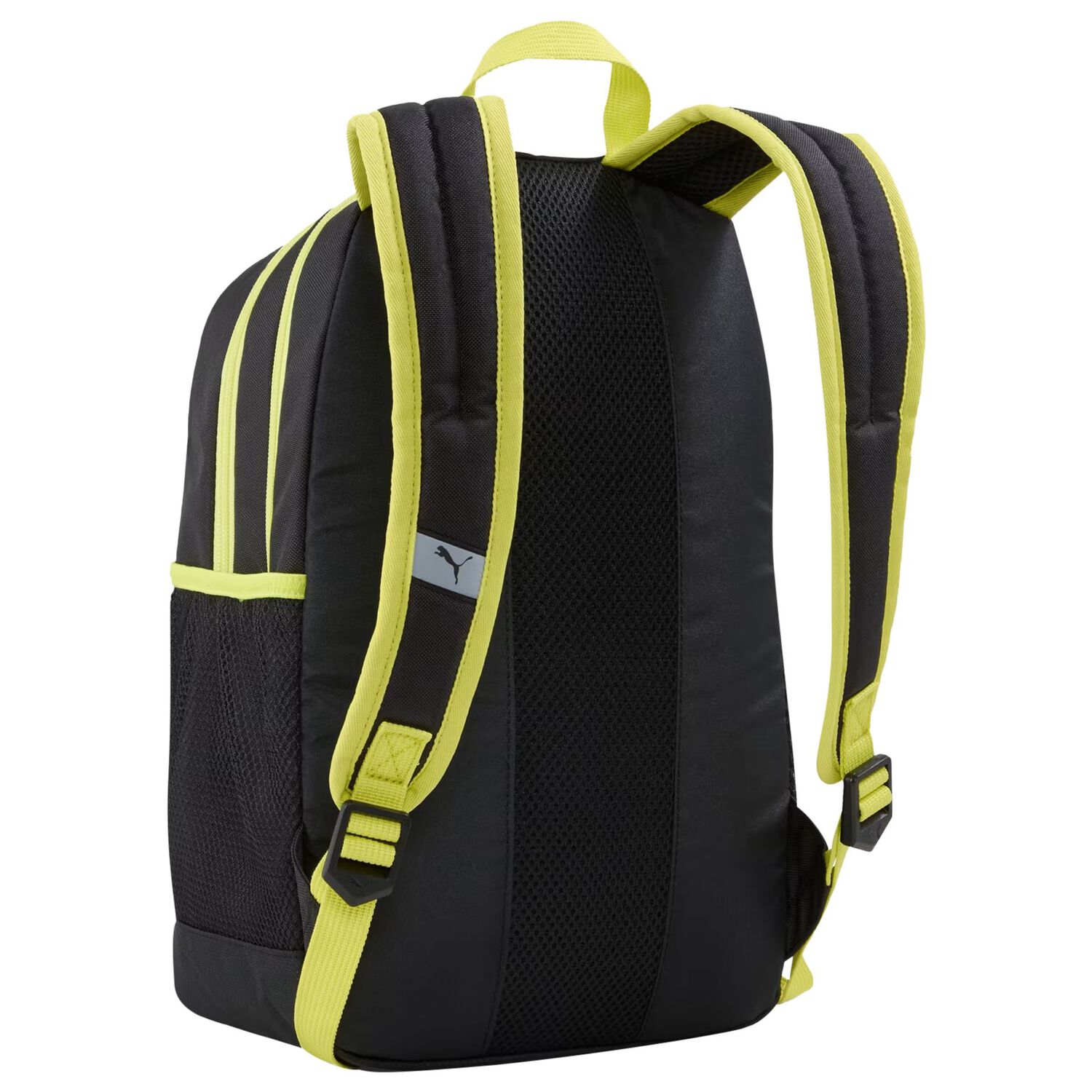 Black & Neon Green Logo Backpack, 1, hi-res