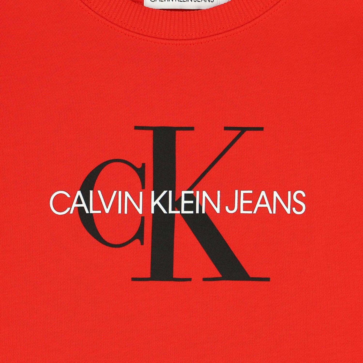 سويت شيرت بالشعار باللون الاحمر للبنات, 1, hi-res image number null