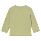 Younger Boys Green Dinosaur Long Sleeve Top, 1, hi-res
