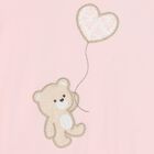 Baby Girls Pink Teddy Bear Babygrow, 2, hi-res